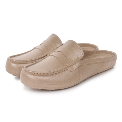 Men's Shoes > Slippers > Mules & Clogs Beach personality Korean men&apos;s peas half slippers plastic imitation leather waterproof men&apos;s oversho