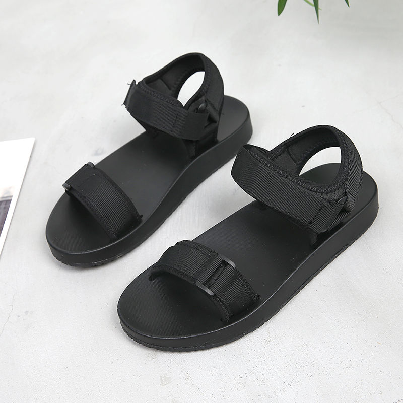 Women's Shoes > Sandals > Sports Sandals Large size women&apos;s shoes Velcro sports sandals female trendy student flat beach shoes