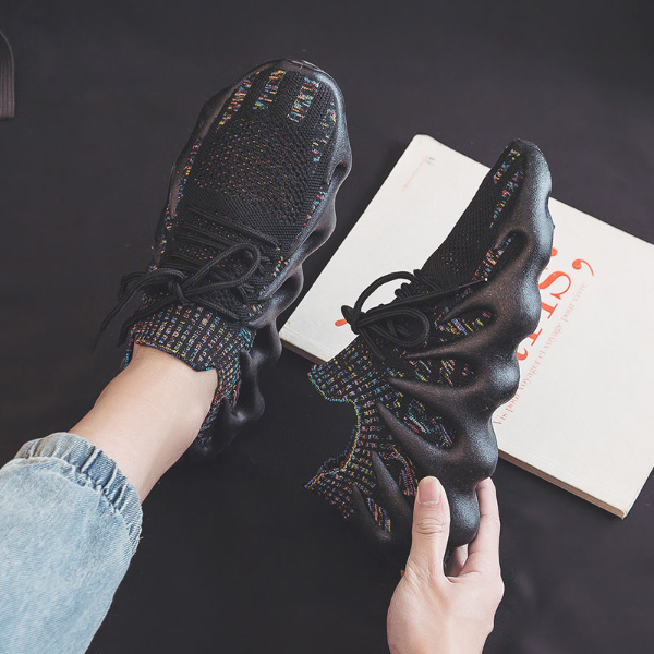2022 summer new breathable mesh mesh shoes trend octopus coconut shoes casual all-match men's shoes canvas shoes