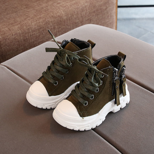Children's Martin boots boys spring and autumn 2022 new tide breathable deodorant children's running casual sports boys shoes