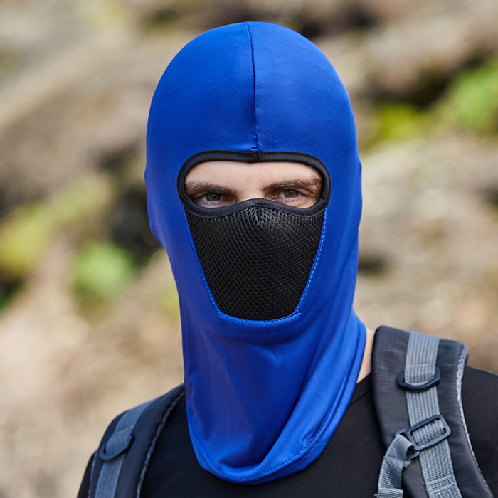 Men Accessories > Ski Mask Outdoor dust-proof and sunscreen ice silk mask summer men's mask riding windproof face protection breathable veil fishing