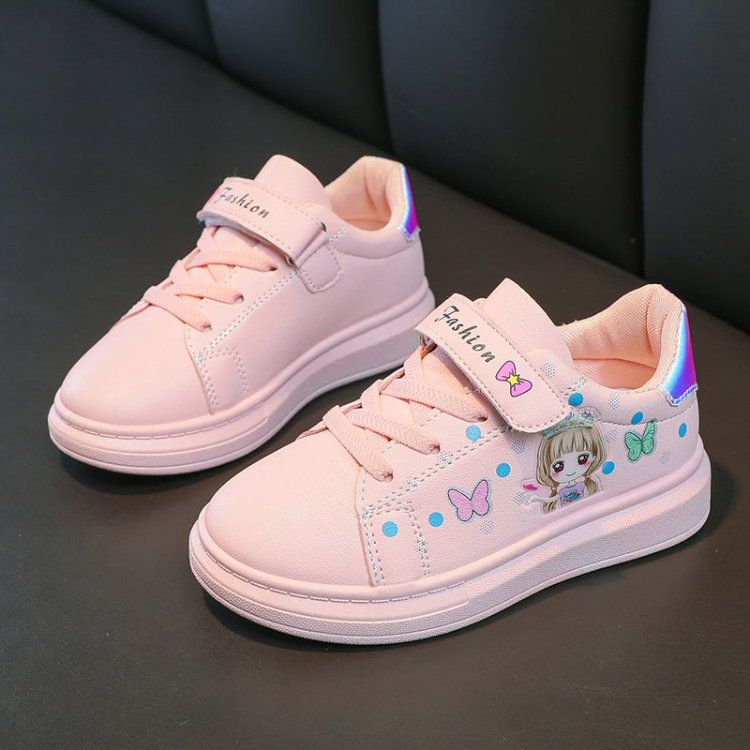 Kids Shoes Baby Shoes Girls' Shoes Sneakers Girls' shoes all-match casual children's white shoes 2023 spring new sports shoes big children's popular sneakers