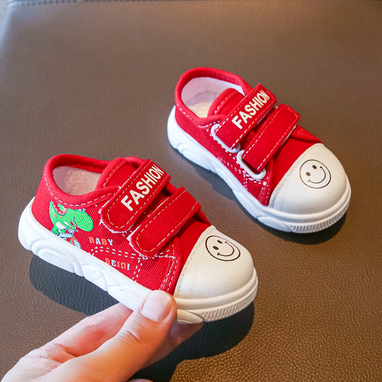 New 1-5 year old children's canvas shoes boys' skate shoes girls' small white shoes soft bottom non-slip casual shoes