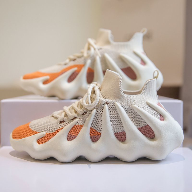 Net Red Flying Weaving Octopus Dad Shoes Women's 2022 New Summer Korean Version Mesh Soft Sole Coconut Casual Sneakers Women Athletic