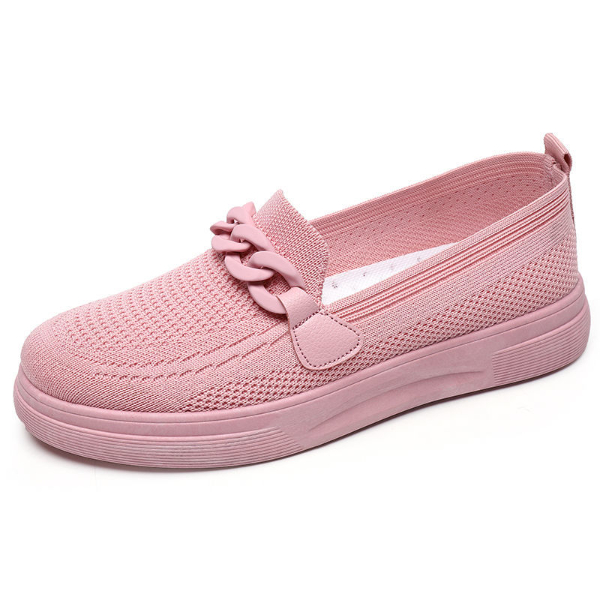 Women's Shoes > Flats > Loafers Women's shoes 2022 new spring new mesh single shoes hot mom young mother old Beijing cloth shoes exquisite Joker