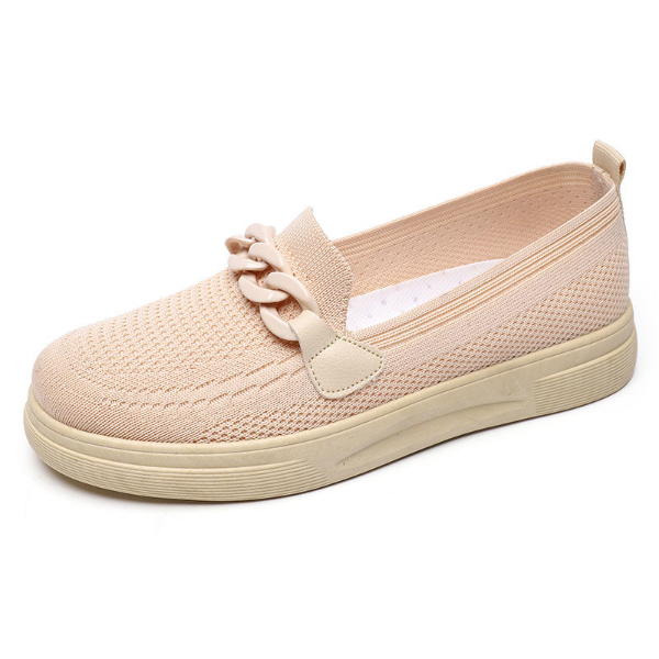 Women's Shoes > Flats > Loafers Women's shoes 2022 new spring new mesh single shoes hot mom young mother old Beijing cloth shoes exquisite Joker