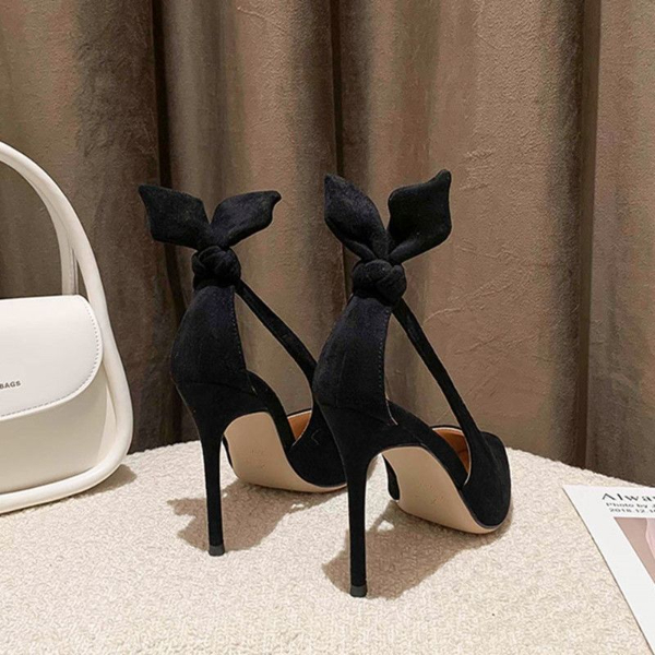 Long-standing women's shoes 2022 new bed high heels gun shoes niche design stiletto sexy night shoes