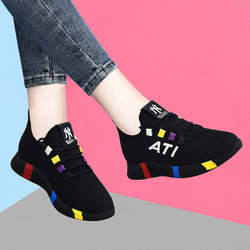 New sports shoes women's spring and summer ins all-match breathable casual shoes women's travel fitness running shoes women's shoes