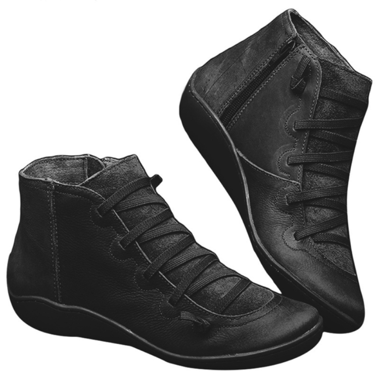 Women's Shoes > Boots > Ankle & Bootie 35-43 yards western martin boots female wedge heel European and American style large size retro style independent station men and women short boots side zipper