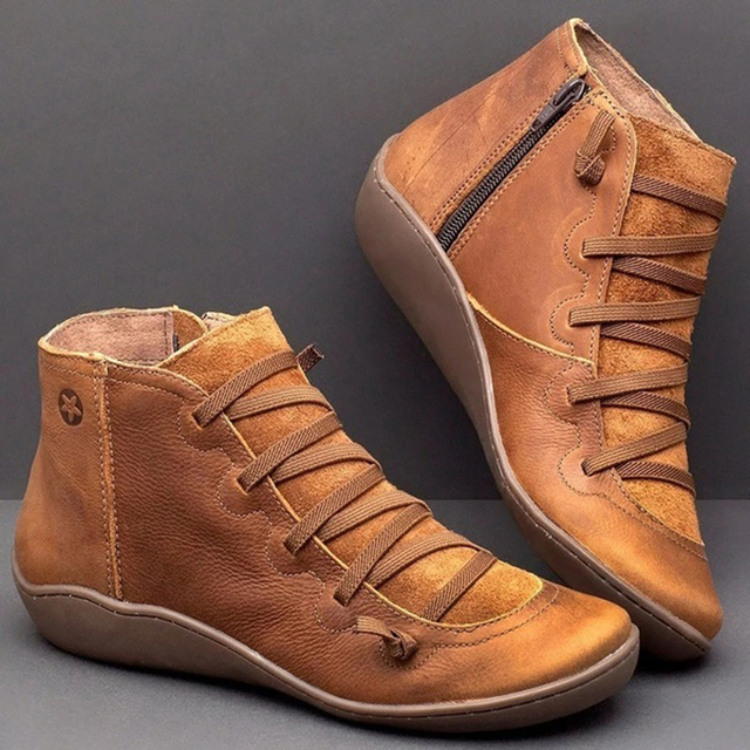 Women's Shoes > Boots > Ankle & Bootie 35-43 yards western martin boots female wedge heel European and American style large size retro style independent station men and women short boots side zipper