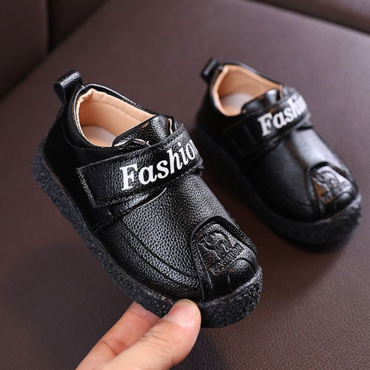 Boys' leather shoes Spring and Autumn 1-3 year old children's soft sole anti-skid Korean casual shoes British style small white shoes baby shoes