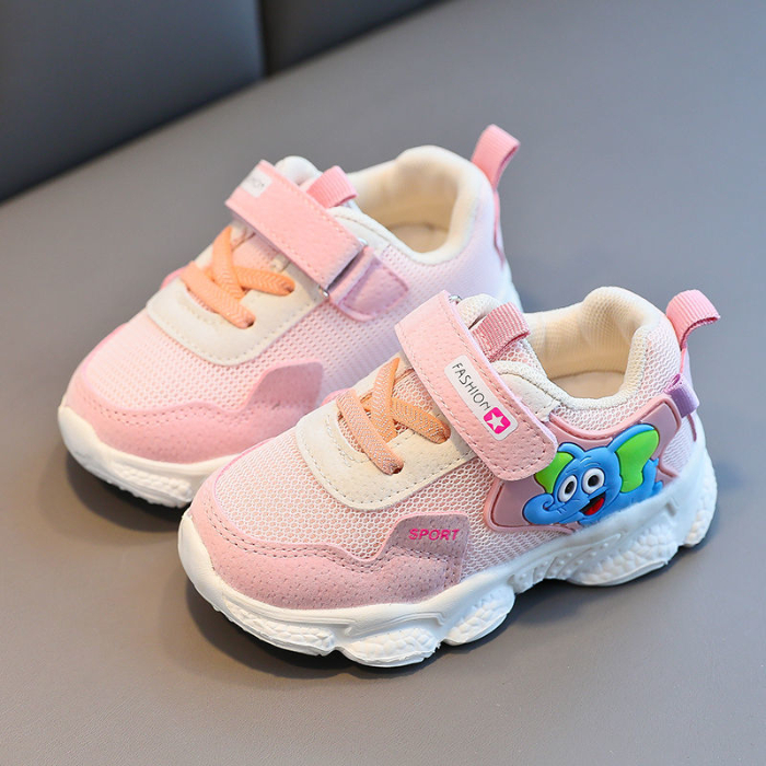Baby boys' shoes Children's functional mesh shoes 1-5 years old breathable spring and autumn girls' school walking sneakers