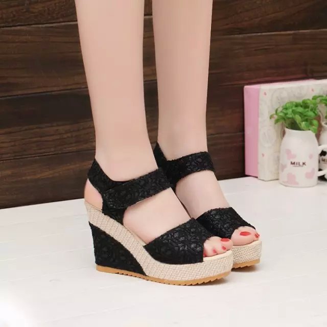 Hot sale women's shoes new frosted high heel sandals open toe platform strap women sandals