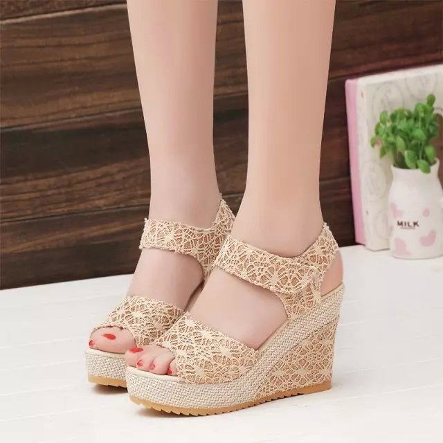 Hot sale women's shoes new frosted high heel sandals open toe platform strap women sandals