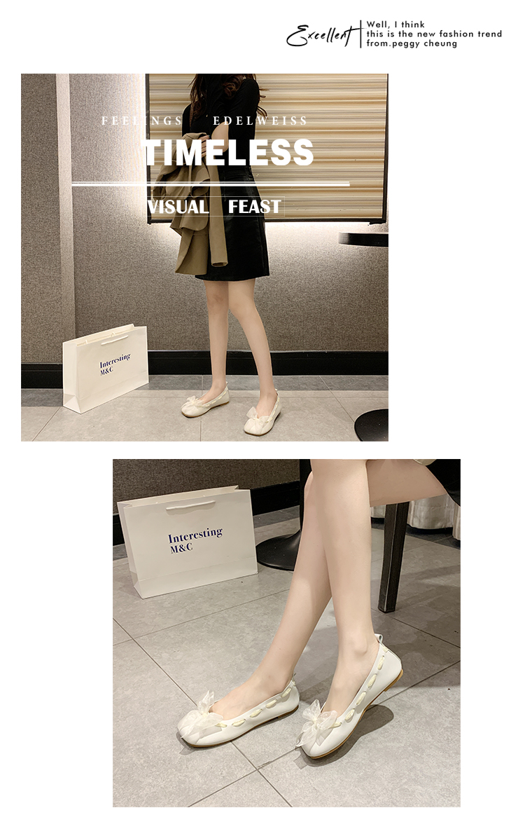 Hot selling women's flat sole shoes women's new spring and summer versatile egg roll shoes