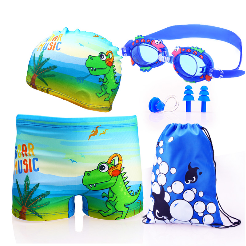 Swim trunks boys split small, medium and big boys swim trunks suits student swimming spa equipment