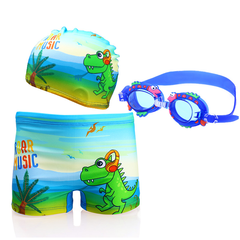 Swim trunks boys split small, medium and big boys swim trunks suits student swimming spa equipment