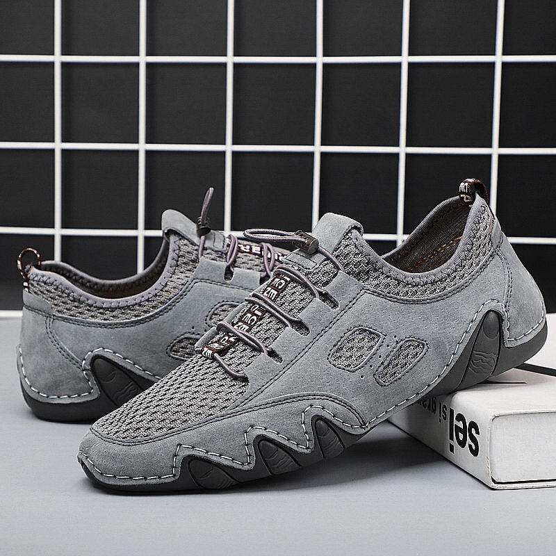 Men's Shoes  Sneakers Men&apos;s shoes real cowhide breathable sports men&apos;s leather shoes genuine leather all-match shoes