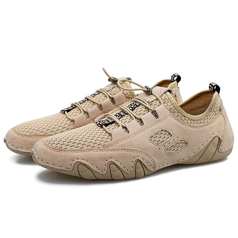 Men's Shoes  Sneakers Men&apos;s shoes real cowhide breathable sports men&apos;s leather shoes genuine leather all-match shoes