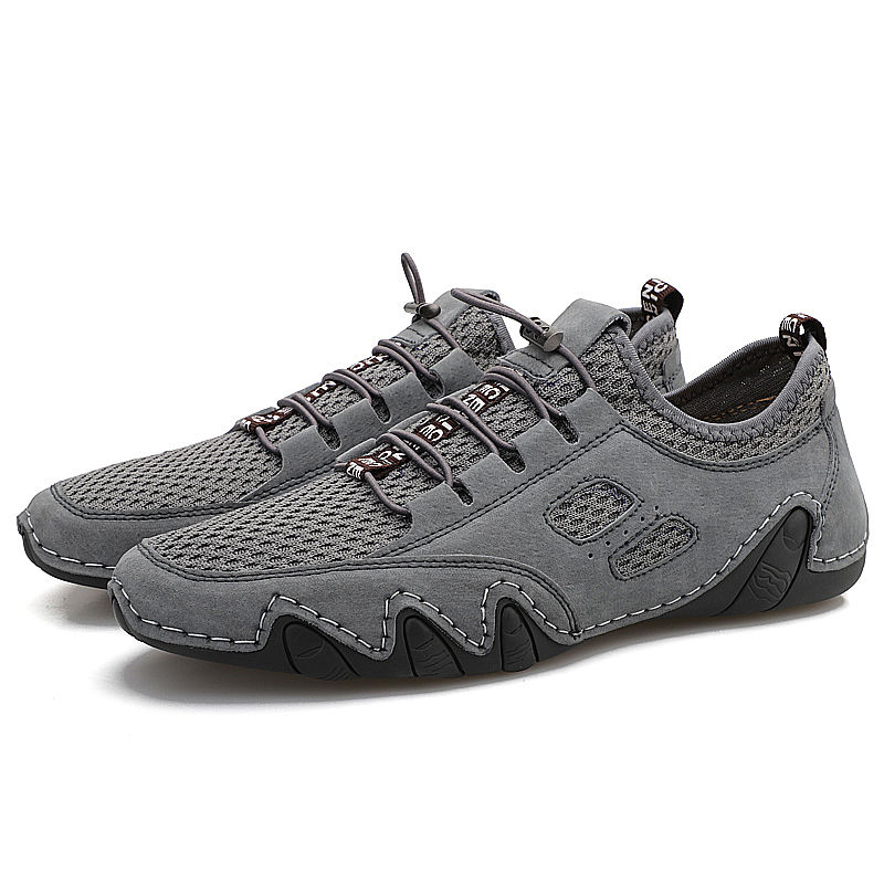 Men's Shoes  Sneakers Men&apos;s shoes real cowhide breathable sports men&apos;s leather shoes genuine leather all-match shoes