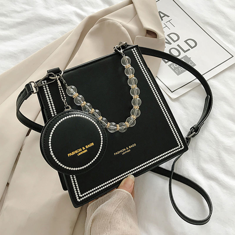 Female bag new trendy fashion Korean style small square bag wild single shoulder messenger bag