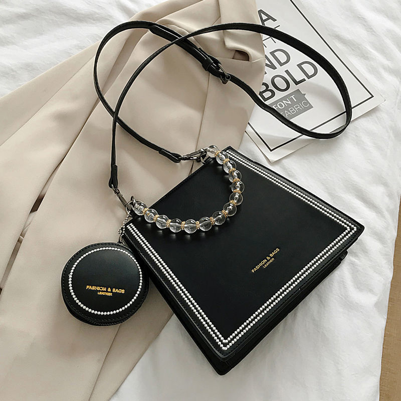 Female bag new trendy fashion Korean style small square bag wild single shoulder messenger bag