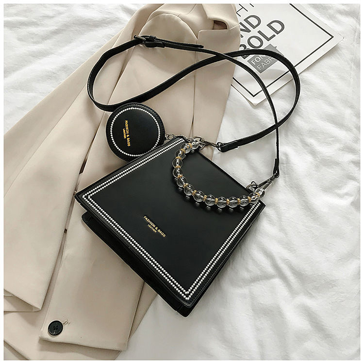 Female bag new trendy fashion Korean style small square bag wild single shoulder messenger bag