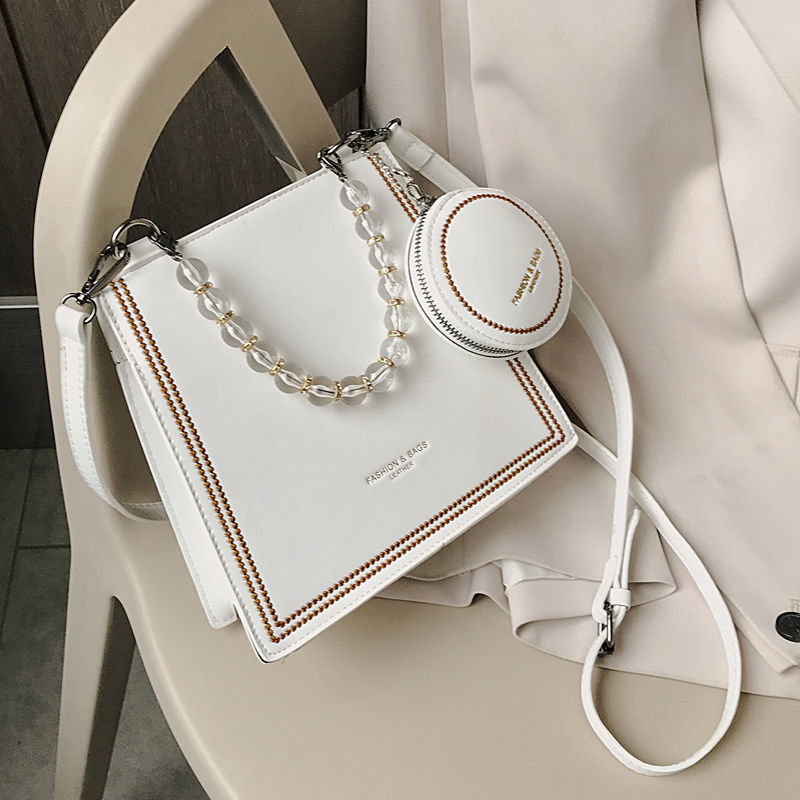 Female bag new trendy fashion Korean style small square bag wild single shoulder messenger bag