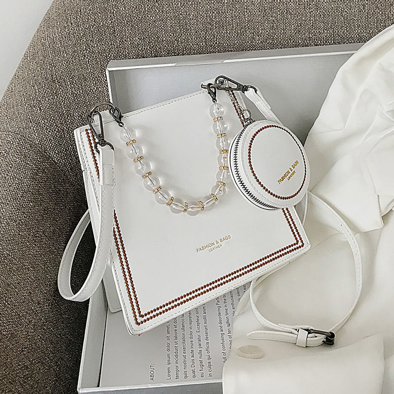 Female bag new trendy fashion Korean style small square bag wild single shoulder messenger bag