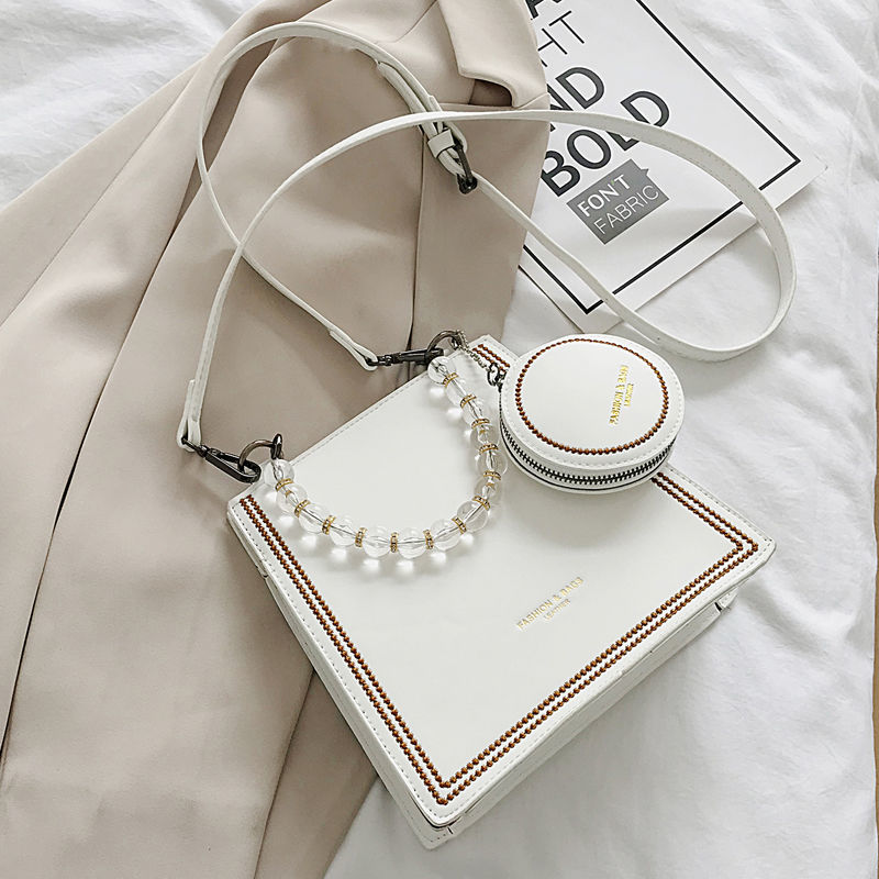 Female bag new trendy fashion Korean style small square bag wild single shoulder messenger bag