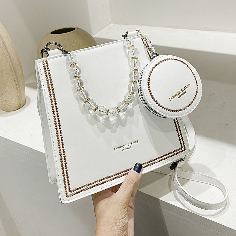 Female bag new trendy fashion Korean style small square bag wild single shoulder messenger bag