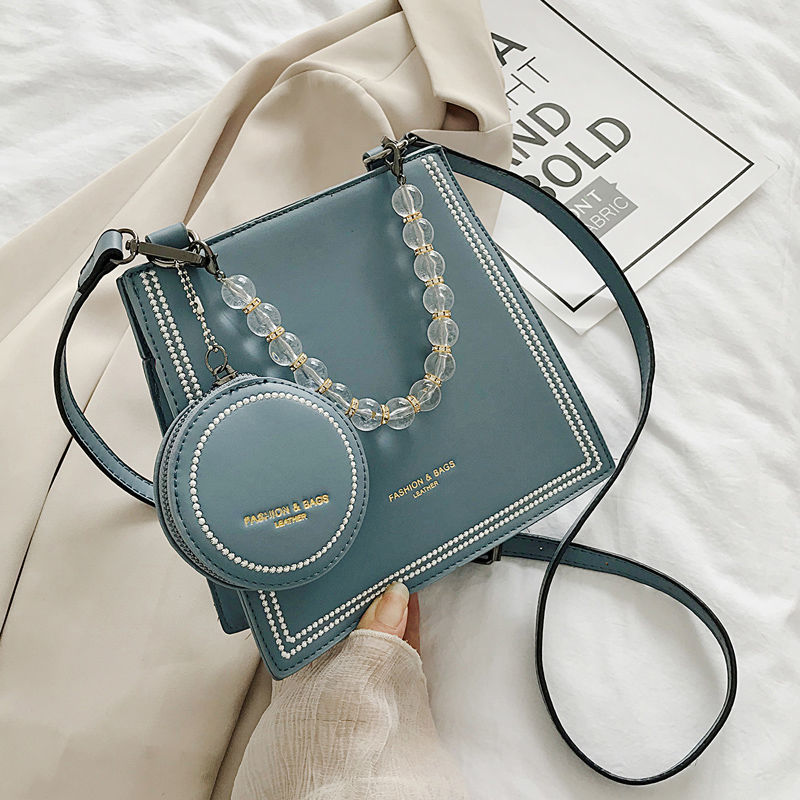 Female bag new trendy fashion Korean style small square bag wild single shoulder messenger bag