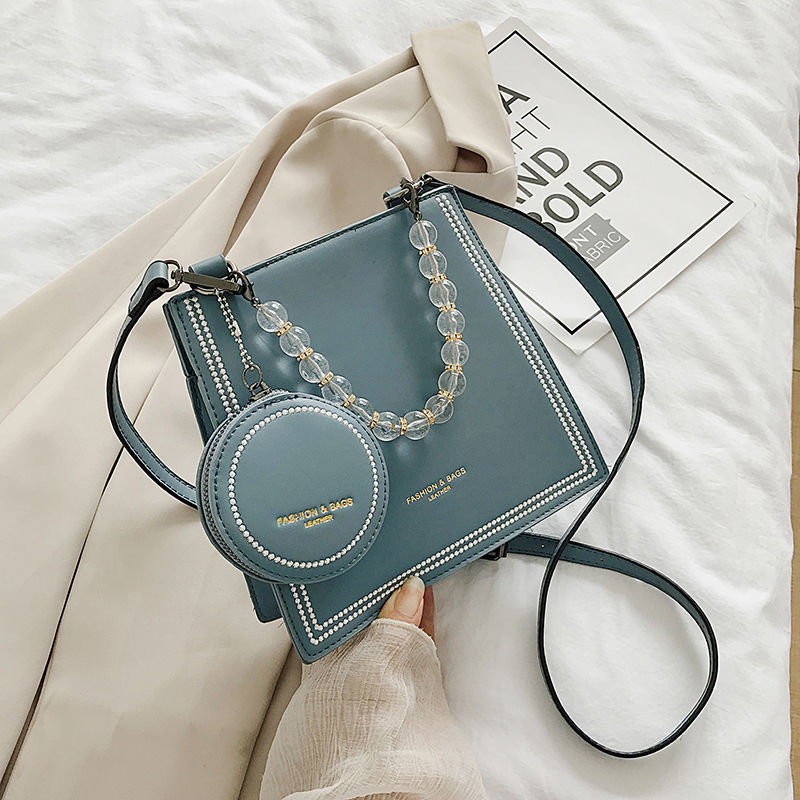 Female bag new trendy fashion Korean style small square bag wild single shoulder messenger bag