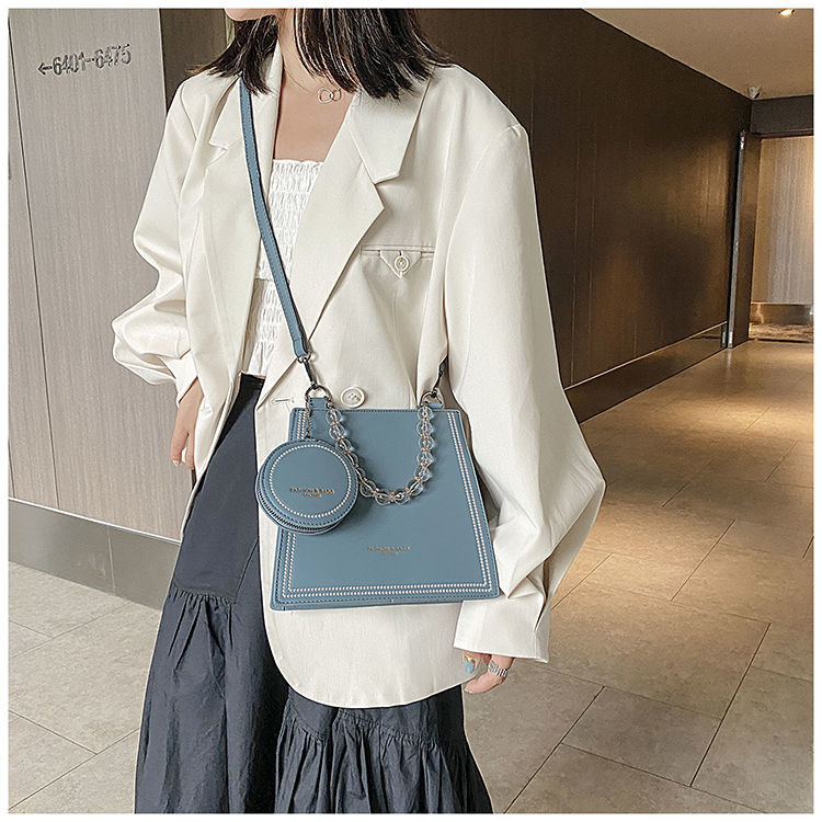 Female bag new trendy fashion Korean style small square bag wild single shoulder messenger bag