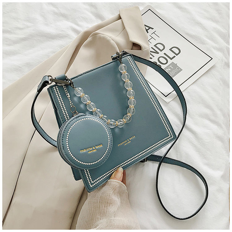 Female bag new trendy fashion Korean style small square bag wild single shoulder messenger bag