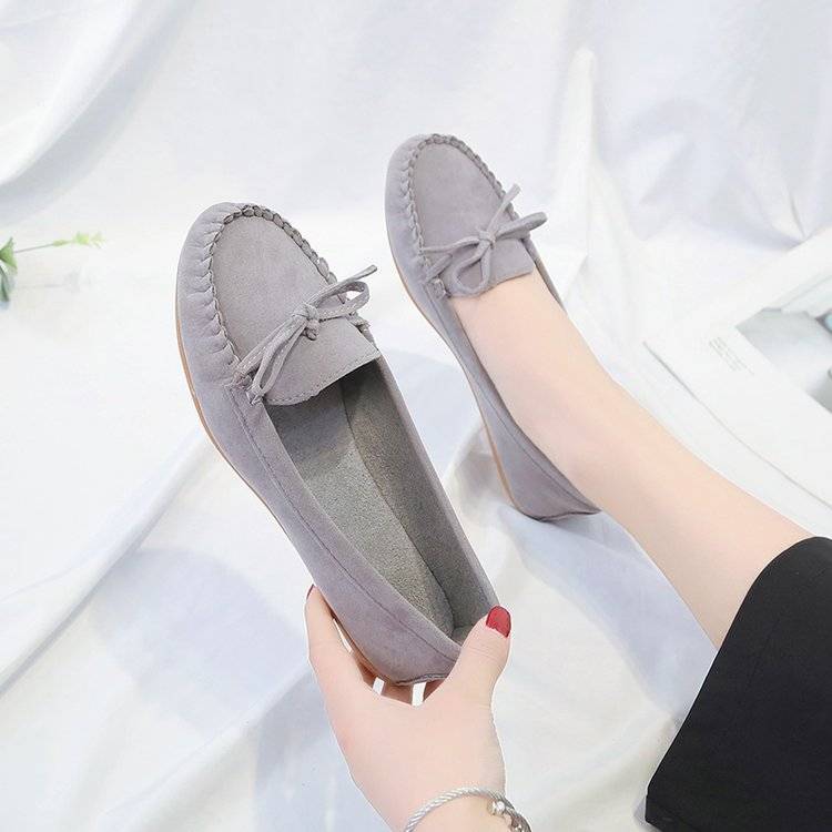 Peas shoes, flat sole shoes, women's casual lazy shoes, extra large plus size shoes