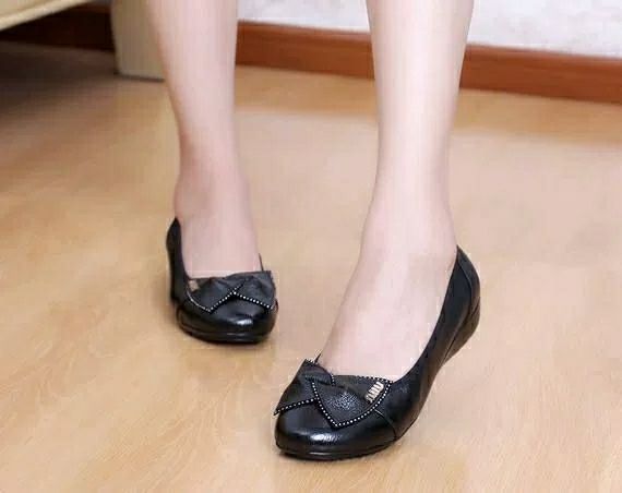 Women's Shoes  Flats  Ballet & Dance Extra large size women&apos;s leather flat shoes flat heel women&apos;s shoes ladies casual leather shoes