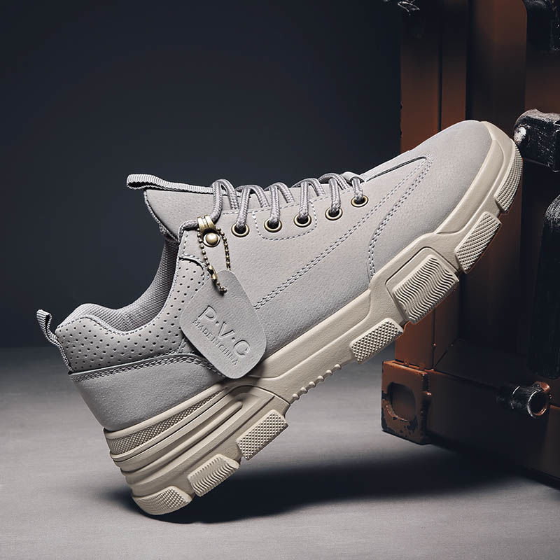 Martin boots men's non-slip low-cut tooling autumn deodorant soft-soled light shoes work shoes men