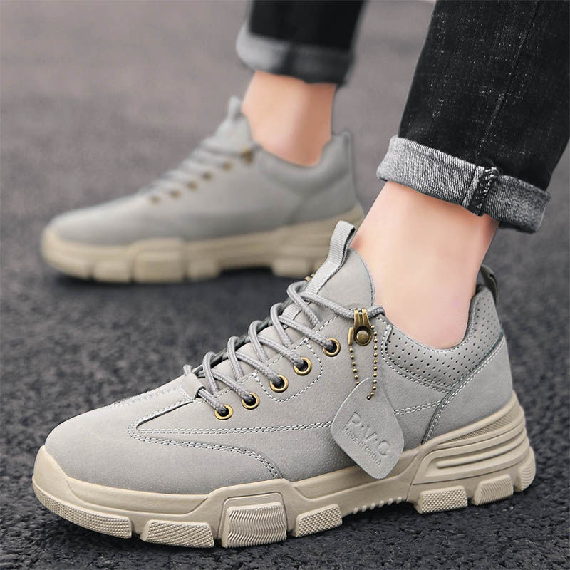 Martin boots men's non-slip low-cut tooling autumn deodorant soft-soled light shoes work shoes men