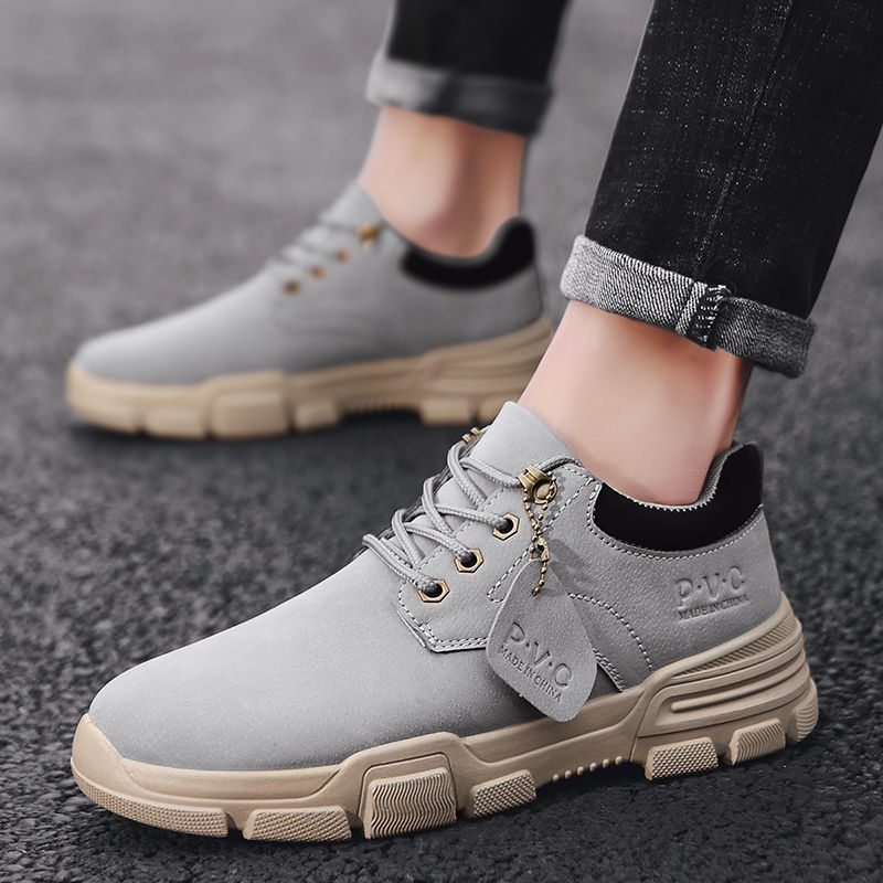 Martin boots men's non-slip low-cut tooling autumn deodorant soft-soled light shoes work shoes men