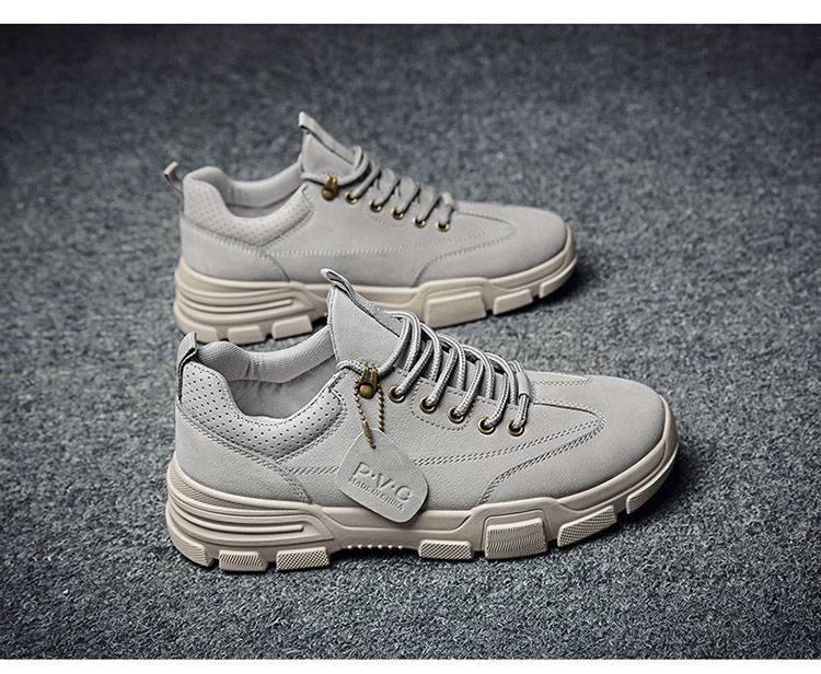 Martin boots men's non-slip low-cut tooling autumn deodorant soft-soled light shoes work shoes men