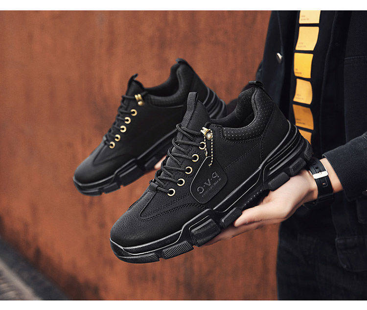 Martin boots men's non-slip low-cut tooling autumn deodorant soft-soled light shoes work shoes men