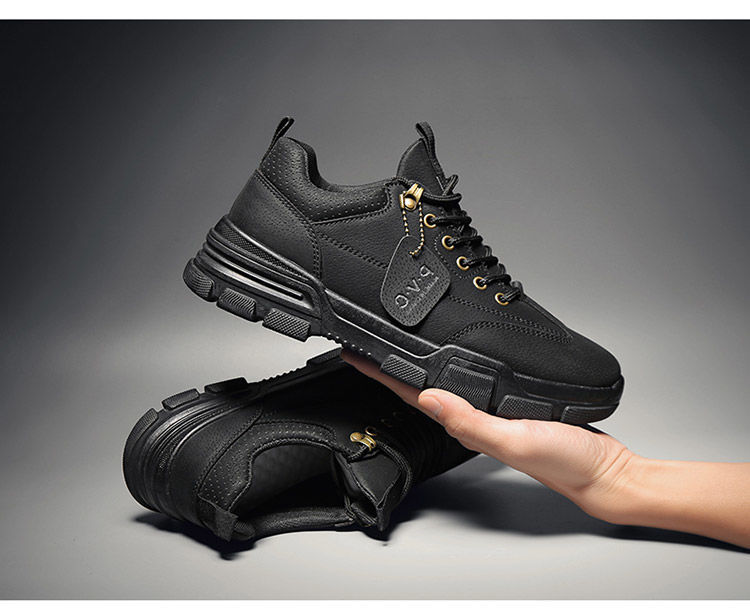 Martin boots men's non-slip low-cut tooling autumn deodorant soft-soled light shoes work shoes men