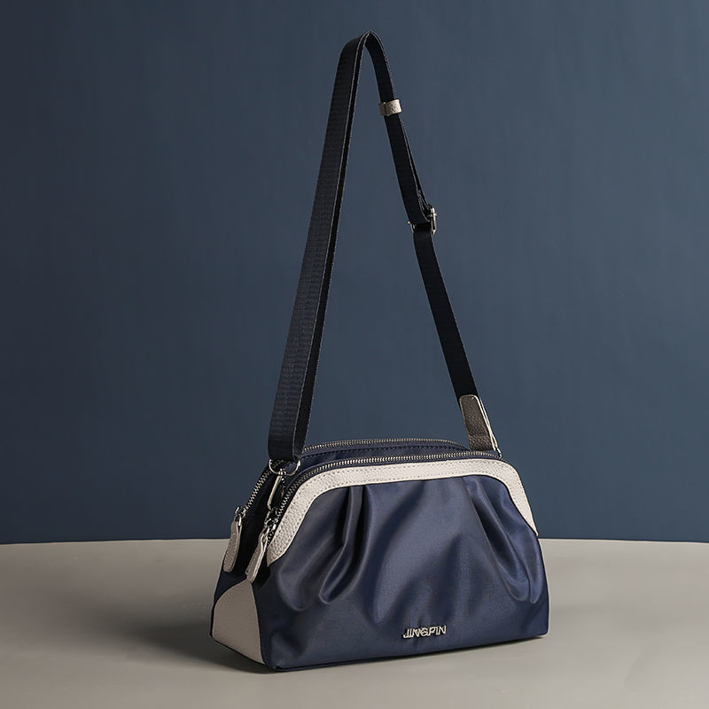 Multi-layer large-capacity shoulder bag nylon cloth bag female female bag fashion messenger bag