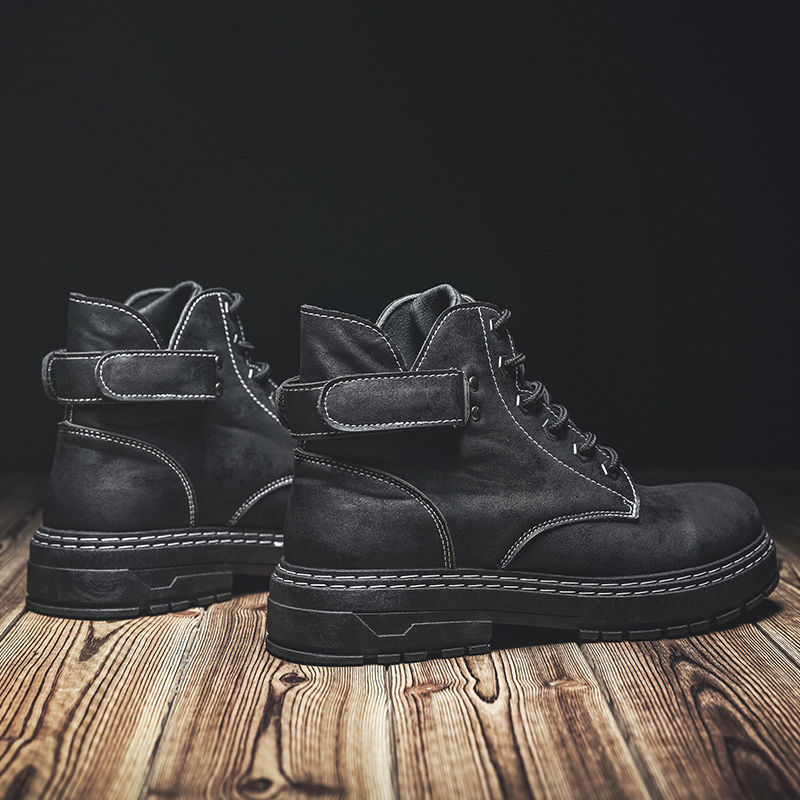 Martin boots men's boots British retro high-top boots Korean trend waterproof military boots