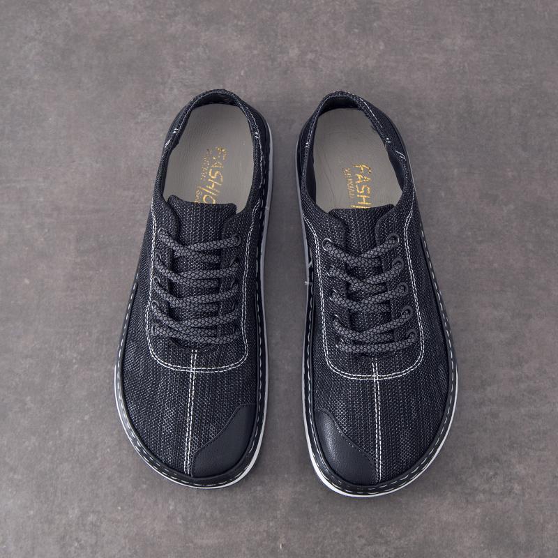 New social trend canvas shoes men's sports shoes ugly shoes men's big head clown shoes