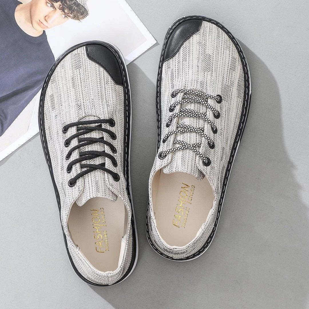 New social trend canvas shoes men's sports shoes ugly shoes men's big head clown shoes