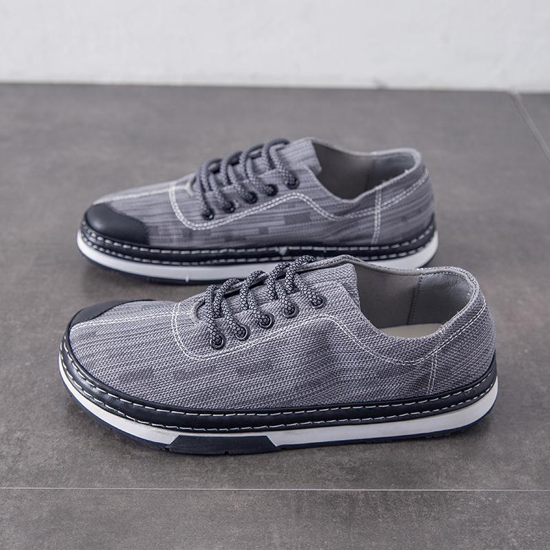 New social trend canvas shoes men's sports shoes ugly shoes men's big head clown shoes