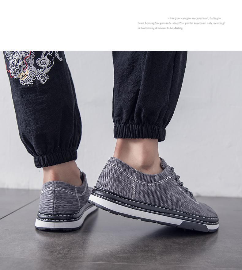 New social trend canvas shoes men's sports shoes ugly shoes men's big head clown shoes