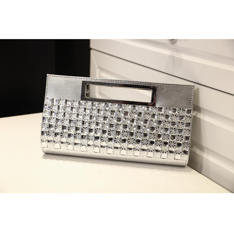 New style handbag women with diamond tide European and American dinner diamond clutch women